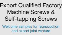Export Qualified Factory Machine Screws & Self-tapping Screws